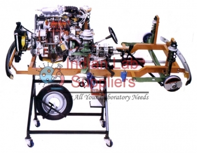 Chassis 4 Wheel Drive Turbo Petrol Engine Electronic Injection With Working light System And Full Operating Brakes